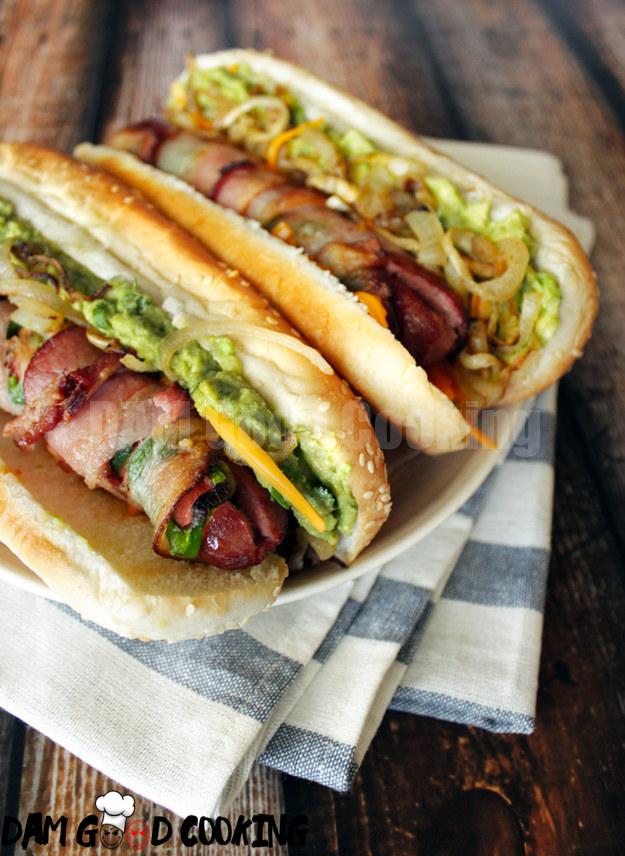 Bacon-Wrapped Jalapeño Hot Dogs