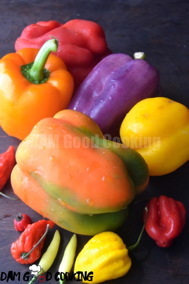 Peppers for Steak Fajita Skewers