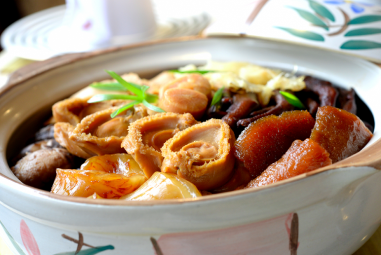 The Buddha Jumps Over the Wall soup, 190 DAM Good Cooking
